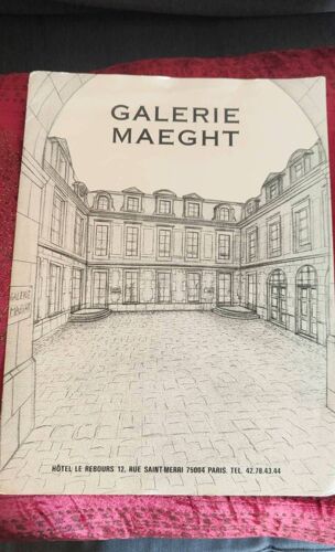 Catalogue Galerie Maeght, Hôtel Le Rebours, 1990