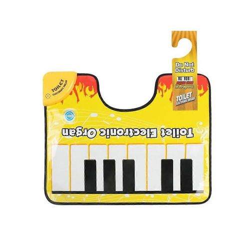 Tapis de sonorité de piano artistique pour salle de bain,2024 Nouveau tapis de sol engageant avec son de piano,tapis de sonorité de piano étanche à l'eau,orgue électronique de toilette