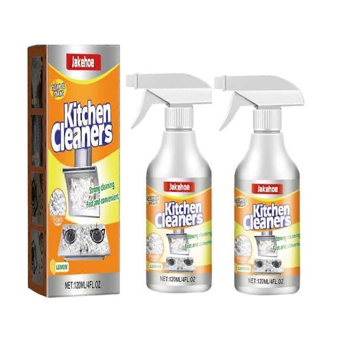 2pcs Nettoyant de cuisine Spray Mousse Graisse Dégraissant Enlever L'huile Saleté Nettoyage Maison