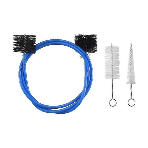 L'ensemble De 3 Pièces Pour La Trompette Trombone Laiton Buse De Soufflage Nettoyeur Valve Brosse Tige Instr Musical