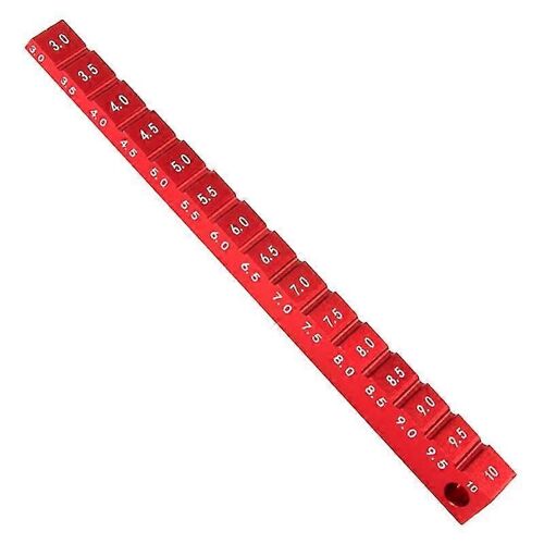 Règle réglable ajustant la hauteur de conduite de la voiture RC 3-10mm et outils de carrossage de jante Pièce de voiture RC