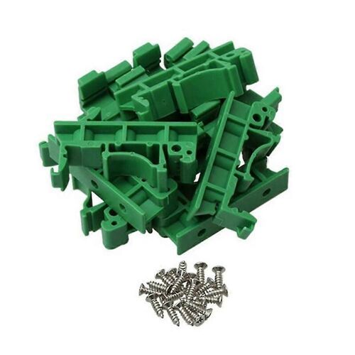 20pcs Drg-01 Pcb pour 35 Rail Mount Support Adapter Circuit Board Bracket Clips Conn