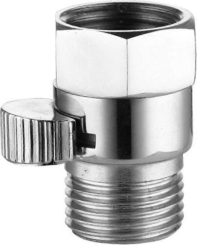 Douche Sur Off Vanne Laiton Pomme De Douche Tuyau Adaptateur Robinet Déviateur Compression Arrêt Vanne 1/2, AV016