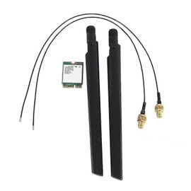 Double bande sans fil pour 9560 AC 9560NGW 1.73Gbps Wifi 802.11Ac Bluetooth 5.0 Wlan Card avec MHF4 UF. L Antennes Windows 10