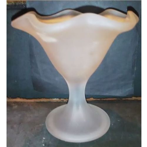 Coupe A Glace - Forme Tulipe - En Verre Dépoli