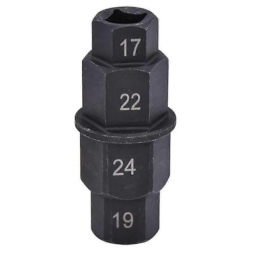 1pcs Motos Outil D'essieu Hexagonal 17,19,22,24mm Pour Roue Avant Arrière Hexagonale Essieu Hexagonal Pilote De Broche Soc
