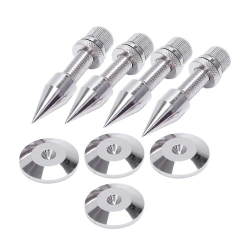 4 pcs haut-parleur Spike isolation pointes support pied hifi haut-parleur antichoc cône base coussinets
