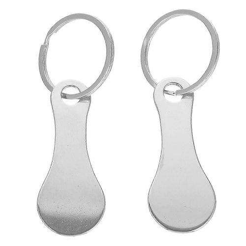 Chariot de supermarché Remover Trolley Token Clé Adultes Shopping 2Pcs