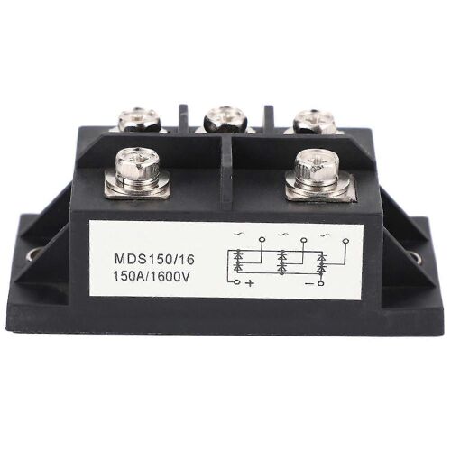Mds150a Diode Pont Redresseur 3 Phases 150a Amp 1600v Cuivre 150 Celsius 80x40x33mm Boîtier Métallique Diode