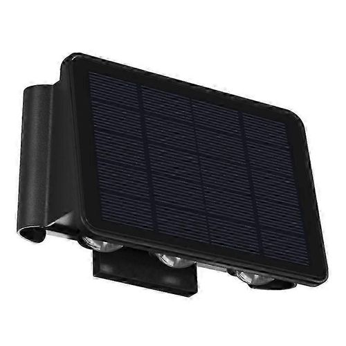 Applique Murale Solaire Éclairage Extérieur De Haut En Bas Lampe Led Lampes Murales Solaires Pour Jardin De Cour 5 Lumières