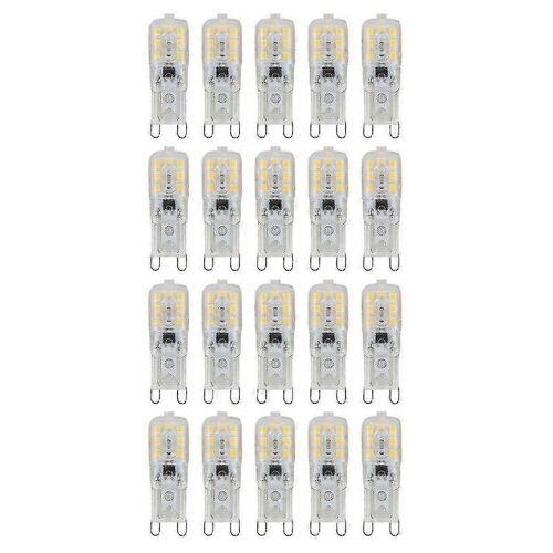 20 X G9 5w Led Dimmable Capsule Ampoule Remplacer Les Lampes Ac220-240v,Blanc Chaud