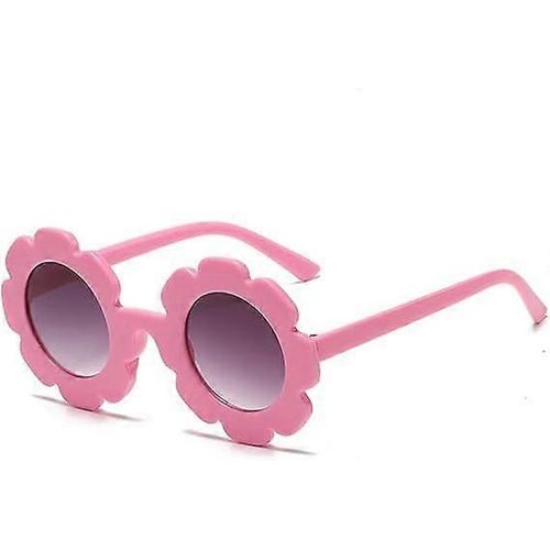 Lunettes De Soleil Pour Enfants,Lunettes De Soleil Pour Bébé Fleur Ronde Mignonne,Cadre Flexible De Protection Uv 400 Pour Les Tout-Petits Filles Garçons,Âgés De 0 À 8 Ans
