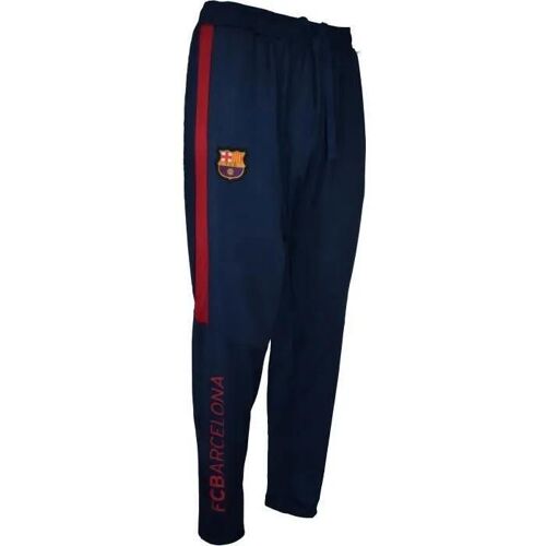 8 Ans - Pantalon Training - Fc Barcelone - Collection Officielle - Bleu Marine - Enfant - Garçon