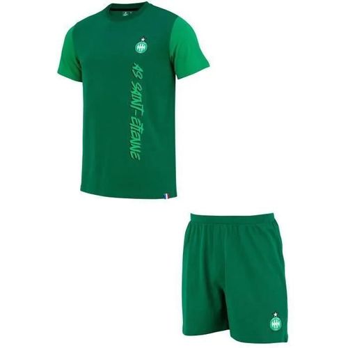 Xl - Pyjashort - As Saint Etienne - Xl - Vert - Manches Courtes - Football