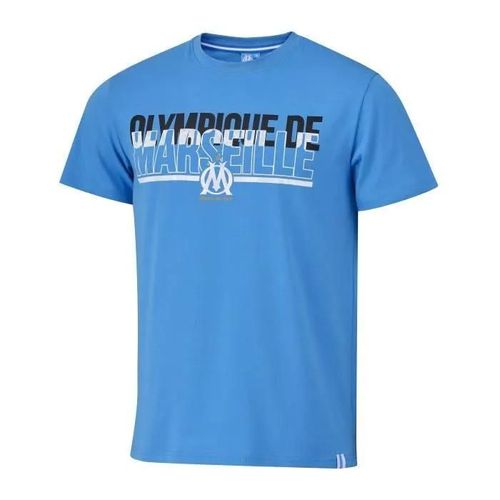 M - T-Shirt - Olympique De Marseille - Om - Coton - Manches Courtes - Col Arrondi