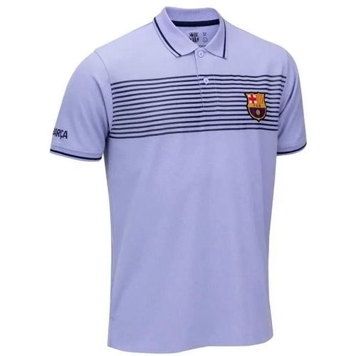 M - Polo - Fc Barcelone - Homme - Violet - Manches Courtes - 100% Coton