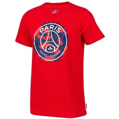 6 Ans - T-Shirt Enfant - Paris Saint Germain - Rouge - Manches Courtes - Coton - Officiel