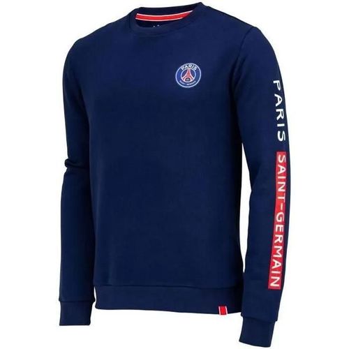 6 Ans - Sweat-Shirt - Paris Saint Germain - Enfant Garçon - Manches Longues - 100% Coton - Bleu