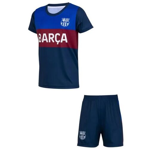 6 Ans - Ensemble Football - Fc Barcelona - Maillot Short Enfant - Bleu - Manches Courtes - Respirant