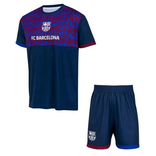 12 Ans - Ensemble Football Maillot Short Barça Enfant Garçon - Collection Officielle Fc Barcelone