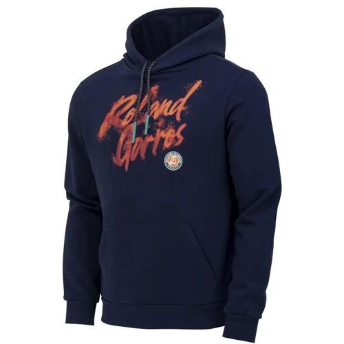 8 Ans - Sweat Enfant - Roland Garros - Rg - Coton - Manches Longues - Bleu