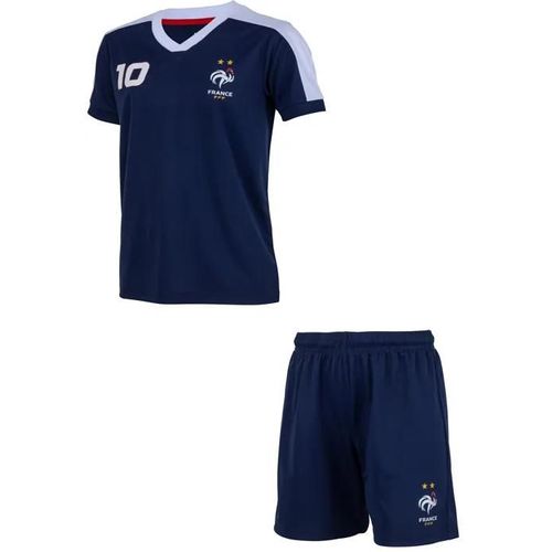 14 Ans - Ensemble Tenue Fff - Numéro 10 - Collection Officielle Equipe De France De Football