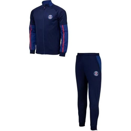 Xl - Survêtement - Paris Saint Germain - Fit Psg - Bleu - Manches Longues - Adulte