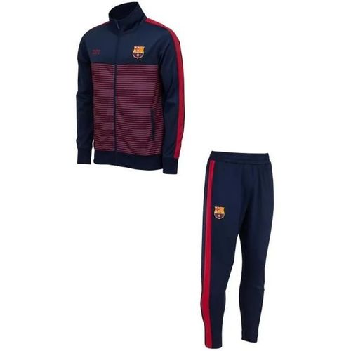 6 Ans - Survêtement Training - Fc Barcelone - Barça - Polyester Respirant - Tailles S À Xxl - 100% Officiel