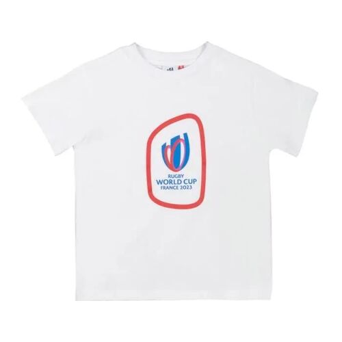 10 Ans - T-Shirt Rugby - Rwc - Coupe Du Monde 2023 - Coton - Manches Courtes - Mixte