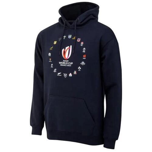 L - Sweat Shirt - Rwc 20 Nations - Bleu - 65% Polyester - 35% Coton - Officiel 2023