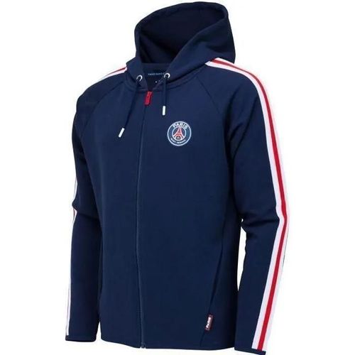 4 Ans - Veste Sweat Zippé À Capuche - Paris Saint Germain - Enfant - Bleu - Manches Longues - Football