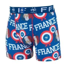 10 Ans - Boxer - Fff - Collection Officielle - Bleu - Enfant - Non Imperméable