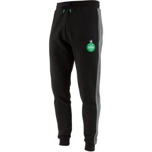 S - Pantalon Molleton - As Saint Etienne - Homme - Noir - Football - Collection Officielle