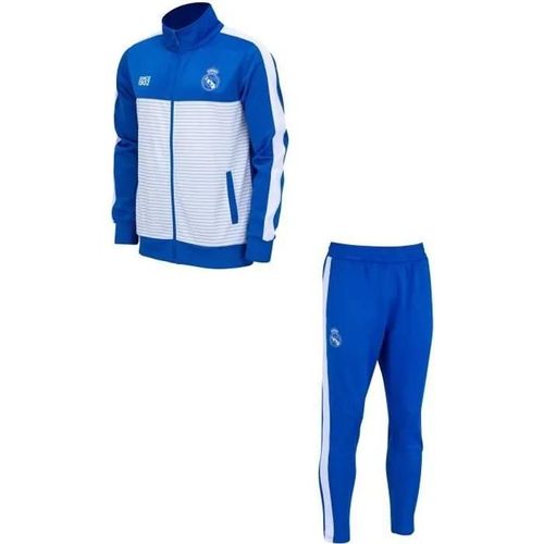 Xxl - Survêtement Training - Real Madrid - Homme - Polyester - Bleu - Manches Longues