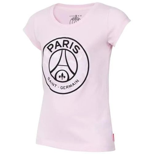 4 Ans - T-Shirt Enfant Fille - Paris Saint Germain - Psg - Rose - Manches Courtes - Coton
