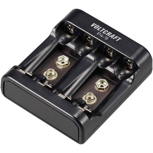 CERU-P4-9 Chargeur De Piles Rondes Nimh Lr03 (Aaa),Lr6 (Aa),6Lr61 (9 V)