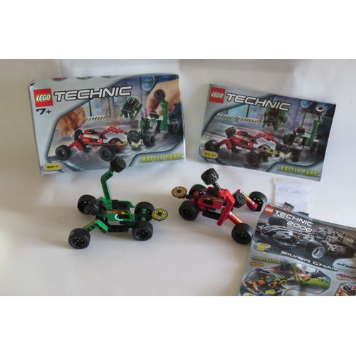 LEGO Technics 8241 Speed Slammers Battle Cars + instructions + boite