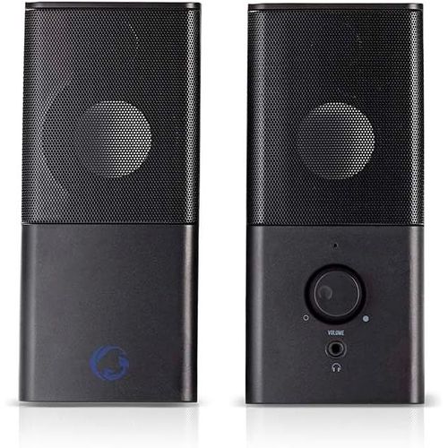 KYAOAYO-Haut-Parleurs Gaming 2.0 De 18W Pour Pc Et Ordinateurs Portables, Avec Usb Et 3,5 Mm Noir