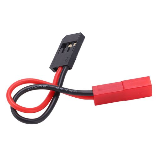 Câble JST femelle vers JR FuTABA mâle, 96mm, prise JST vers connecteur JR, câble mâle femelle, adaptateur de Servo, fil pour avion de voiture RC