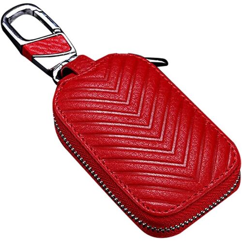 Clé De Voiture Étui En Cuir,Véritable Cuir Voiture Key Case Portable Porte-Clés Étui En Cuir & Mini Poche Monnaie Étui Porte-Clés Voiture À Distance Pochette Pour Hommes Femmes.[D26]