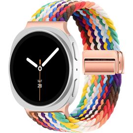Élasticité Nylon Magnétique Bracelets Montre Pour Bracelet Samsung Watch 8 40mm 44mm/8 Classic 46mm Pour Homme/Femme,Sport Loop Smartwatch Bracelets Pour Bracelet Galaxy Watch 8 Classic 46mm.[H177]