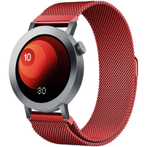 Bracelet En Acier Inoxydable Mesh Magnétique Réglable Pour Femme Et Homme,Sangle De Remplacement Compatible Avec Cmf By Nothing Watch Pro 2,Bandes (16,Argent)