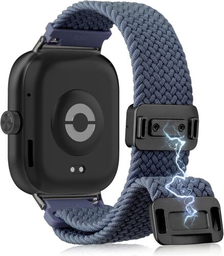 Nylon Bracelet Compatibles Avec Redmi Watch 4/Xiaomi Miband 8 Pro,Magnétique Réglable Breathable Tressée Sport Remplacement Bracelet Pour Redmi Watch 4.(No Host)