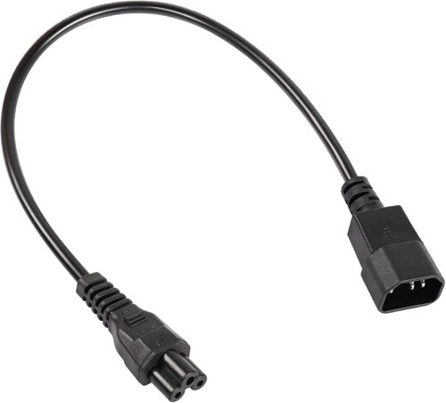 Câble d'alimentation C14 vers C5, câble adaptateur IEC 320 C14 mâle vers C5 femelle, convertisseur CA C5 vers C14 pour ordinateur, moniteur de PC, Smart TV, remplacement de l'alimentation 250