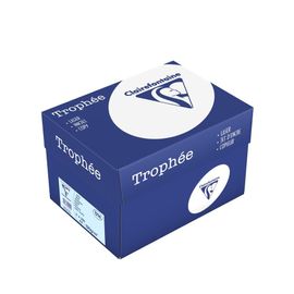 Trophée Lot De 5 Ramettes 250 Feuilles Papier 120g A4 210x297 Mm Certifié Fsc Bleu