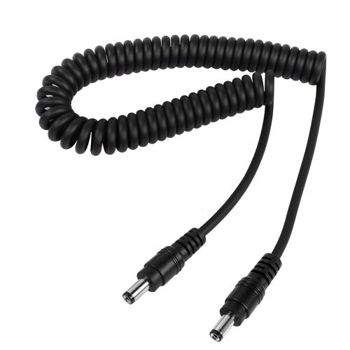 Câble adaptateur d'alimentation DC 5.5mm x 2.1mm mâle à mâle pour bande LED,CCTV,voiture,moniteurs¿Stretched jusqu'à 1.5M