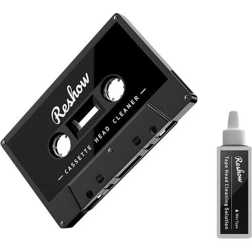 SUBZONAL-Nettoyeur de Têtes de Cassette Audio avec 1 Liquides de Nettoyage - Kit d'entretien Humide pour Lecteur de Cassette/Boombox/Deck/Enregistreur (1 Bouteille de Liquide de Nettoyage)