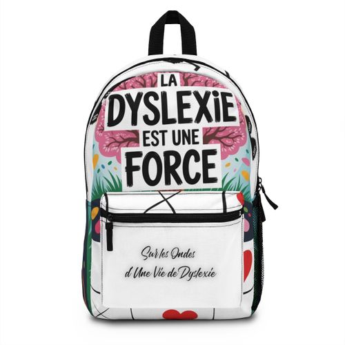 Sac à Dos "La Dyslexie est une Force"