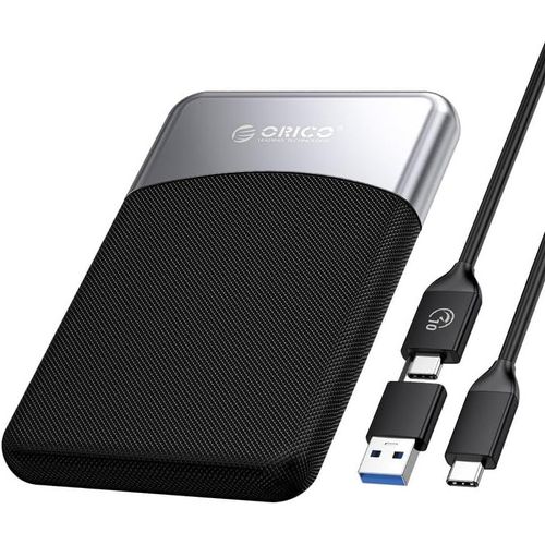 Ssd Externe 1To Avec Câble Usb C 2 En 1,Disque Dur Externe Ssd Usb 3.2 Gen 1 Jusqu'À 460 Mo/S,Ssd Portable Pour Smartphone Usb-C,Pc,Tablette,Ordinateur Portable - M25Pro