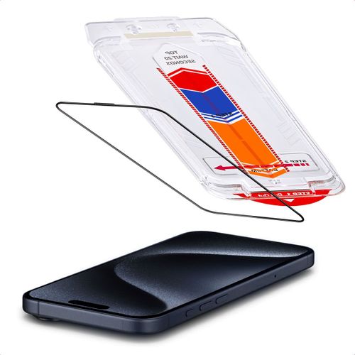 Accezz Protecteur D¿Écran En Verre Trempé + Applicateur Iphone 15 Pro Max